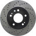 128.46061R by CENTRIC - Cross Drilled Rotor