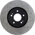 Centric 128.46064CL Disc Brake Rotor Sportstop Cryo Sport Drilled Rotor, Left
