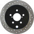 128.47033R by CENTRIC - Cross Drilled Rotor