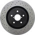 128.47040 by CENTRIC - Centric Premium OE Style Drilled Brake Rotor