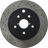 128.47039 by CENTRIC - Centric Premium OE Style Drilled Brake Rotor