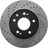 128.51015R by CENTRIC - Cross Drilled Rotor