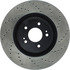 128.46076L by CENTRIC - Cross Drilled Rotor