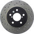 128.47010R by CENTRIC - Cross Drilled Rotor