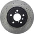 Centric 128.47012CR Disc Brake Rotor Sportstop Cryo Sport Drilled Rotor, Right