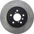 128.47012R by CENTRIC - Cross Drilled Rotor