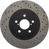 Centric 128.47018CR Disc Brake Rotor Sportstop Cryo Sport Drilled Rotor, Right