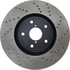 Centric 128.47022CL Disc Brake Rotor Sportstop Cryo Sport Drilled Rotor, Left