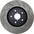 Centric 128.47022L Disc Brake Rotor Cross Drilled Rotor
