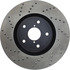 128.47022R by CENTRIC - Cross Drilled Rotor