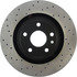 Centric 128.58003CR Disc Brake Rotor Sportstop Cryo Sport Drilled Rotor, Right
