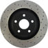 Centric 128.58003CL Disc Brake Rotor Sportstop Cryo Sport Drilled Rotor, Left