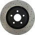 Centric 128.58003L Disc Brake Rotor Cross Drilled Rotor