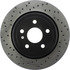 128.58009R by CENTRIC - Sport Cross Drilled Brake Rotor, Right