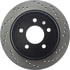 Centric 128.61037CL Disc Brake Rotor Sportstop Cryo Sport Drilled Rotor, Left