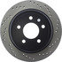 128.61037L by CENTRIC - Cross Drilled Rotor