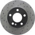 Centric 128.61041CR Disc Brake Rotor Sportstop Cryo Sport Drilled Rotor, Right