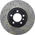 128.61060L by CENTRIC - Cross Drilled Rotor