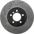 128.61060R by CENTRIC - Cross Drilled Rotor