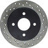 Centric 128.61070L Disc Brake Rotor Cross Drilled Rotor