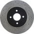 Centric 128.61071CL Disc Brake Rotor Sportstop Cryo Sport Drilled Rotor, Left