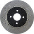 128.61071R by CENTRIC - Cross Drilled Rotor