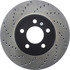 Centric 128.61072R Disc Brake Rotor Cross Drilled Rotor