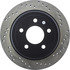 128.61073L by CENTRIC - Sport Cross Drilled Brake Rotor, Left