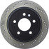 128.61073R by CENTRIC - Cross Drilled Rotor