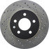 128.61085L by CENTRIC - Cross Drilled Rotor