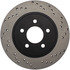 Centric 128.61087CR Disc Brake Rotor Sportstop Cryo Sport Drilled Rotor, Right