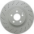 320.35095F by CENTRIC - Centric GCX Rotor with Full Coating