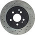 128.35036R by CENTRIC - Cross Drilled Rotor