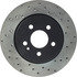 128.35036L by CENTRIC - Cross Drilled Rotor