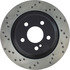 128.35039L by CENTRIC - Cross Drilled Rotor