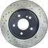 128.35048L by CENTRIC - Cross Drilled Rotor