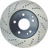 128.35057R by CENTRIC - Cross Drilled Rotor