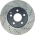 128.35060CL by CENTRIC - Sportstop Cryo Sport Drilled Rotor, Left