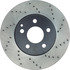 128.35060L by CENTRIC - Cross Drilled Rotor