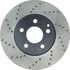 128.35060CR by CENTRIC - Sportstop Cryo Sport Drilled Rotor, Right