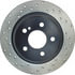 Centric 128.35061CR Disc Brake Rotor Sportstop Cryo Sport Drilled Rotor, Right
