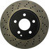 128.35064 by CENTRIC - Centric Premium OE Style Drilled Brake Rotor