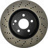 128.35078 by CENTRIC - Centric Premium OE Style Drilled Brake Rotor