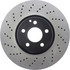 128.35069 by CENTRIC - Centric Premium OE Style Drilled Brake Rotor