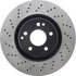 128.35086 by CENTRIC - Centric Premium OE Style Drilled Brake Rotor