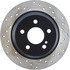 Centric 128.35087L Disc Brake Rotor Cross Drilled Rotor