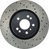 128.35089L by CENTRIC - Cross Drilled Rotor