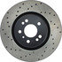 128.35089R by CENTRIC - Cross Drilled Rotor