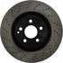 128.35095 by CENTRIC - Centric Premium OE Style Drilled Brake Rotor