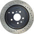 128.35092R by CENTRIC - Cross Drilled Rotor